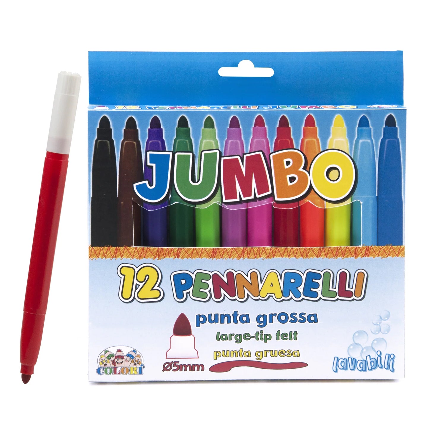 Scatola 6/12 Pennarelli JUMBO punta grossa