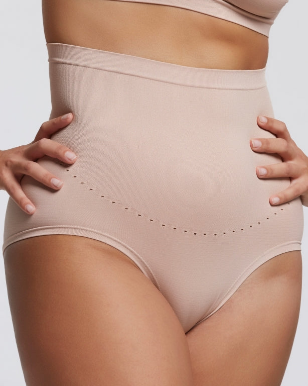 Pompea Slip vita alta in microfibra donna