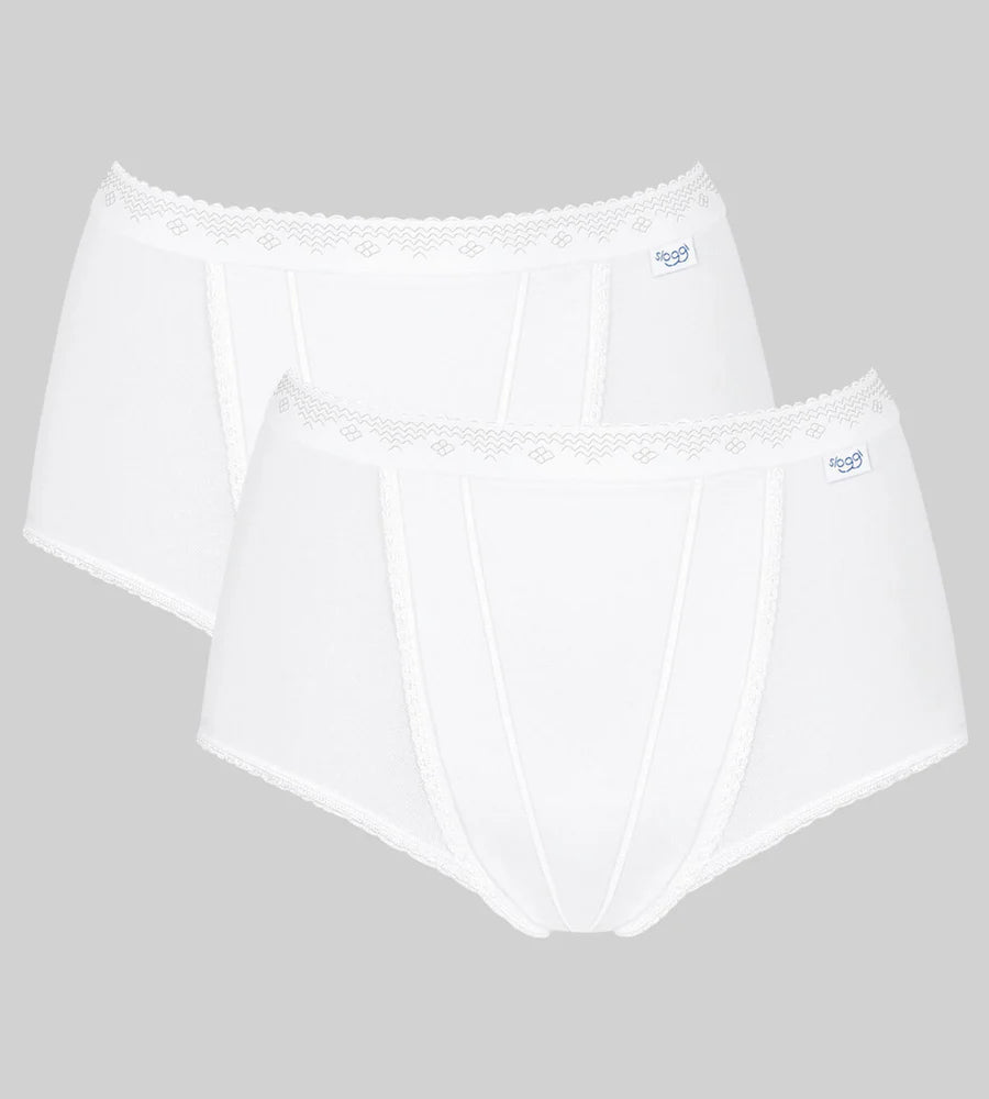 Sloggi mutande donna vita alta Control Maxi Confezione da 2 Slip