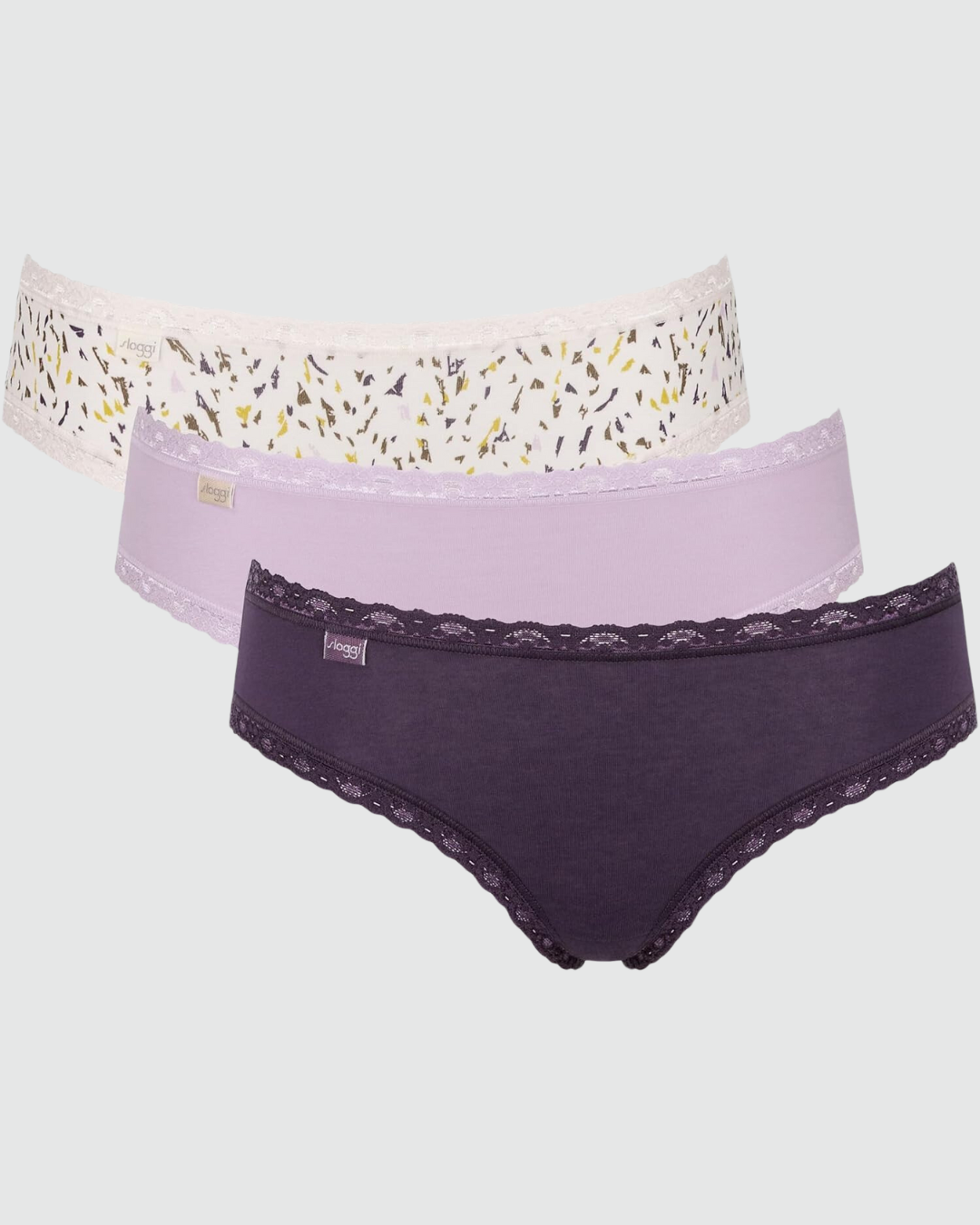 Sloggi mutanda Brasiliana Donna 24/7 Weekend Pacco da 3 slip V006/16