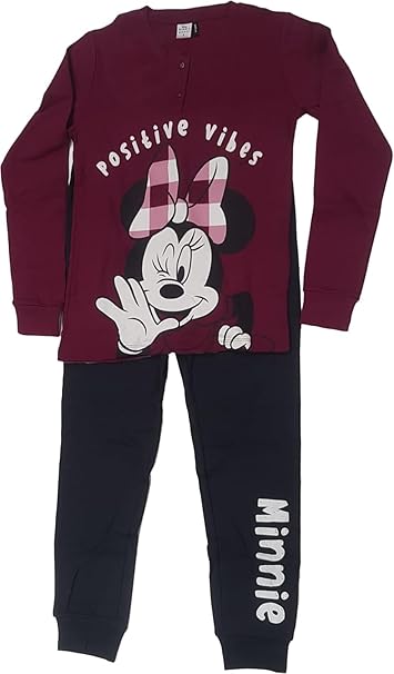 Pigiama Caldo Cotone Minnie Sabor DYD6248C