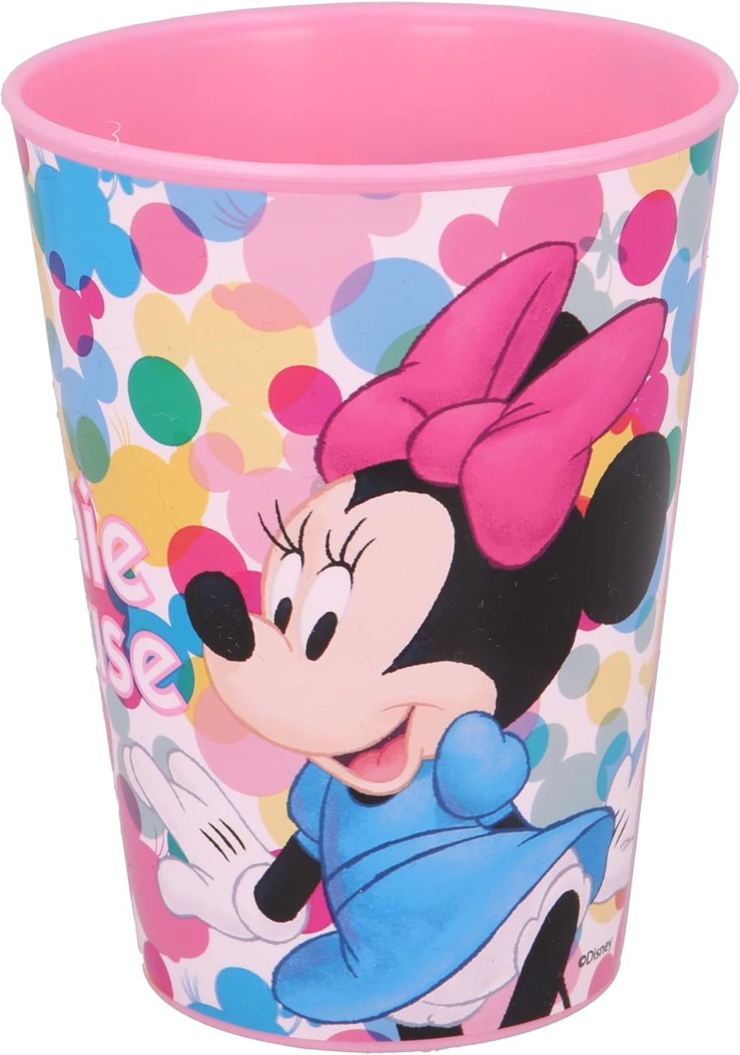 Bicchiere in plastica per bambini con grafica Disney Minnie da 260 ml