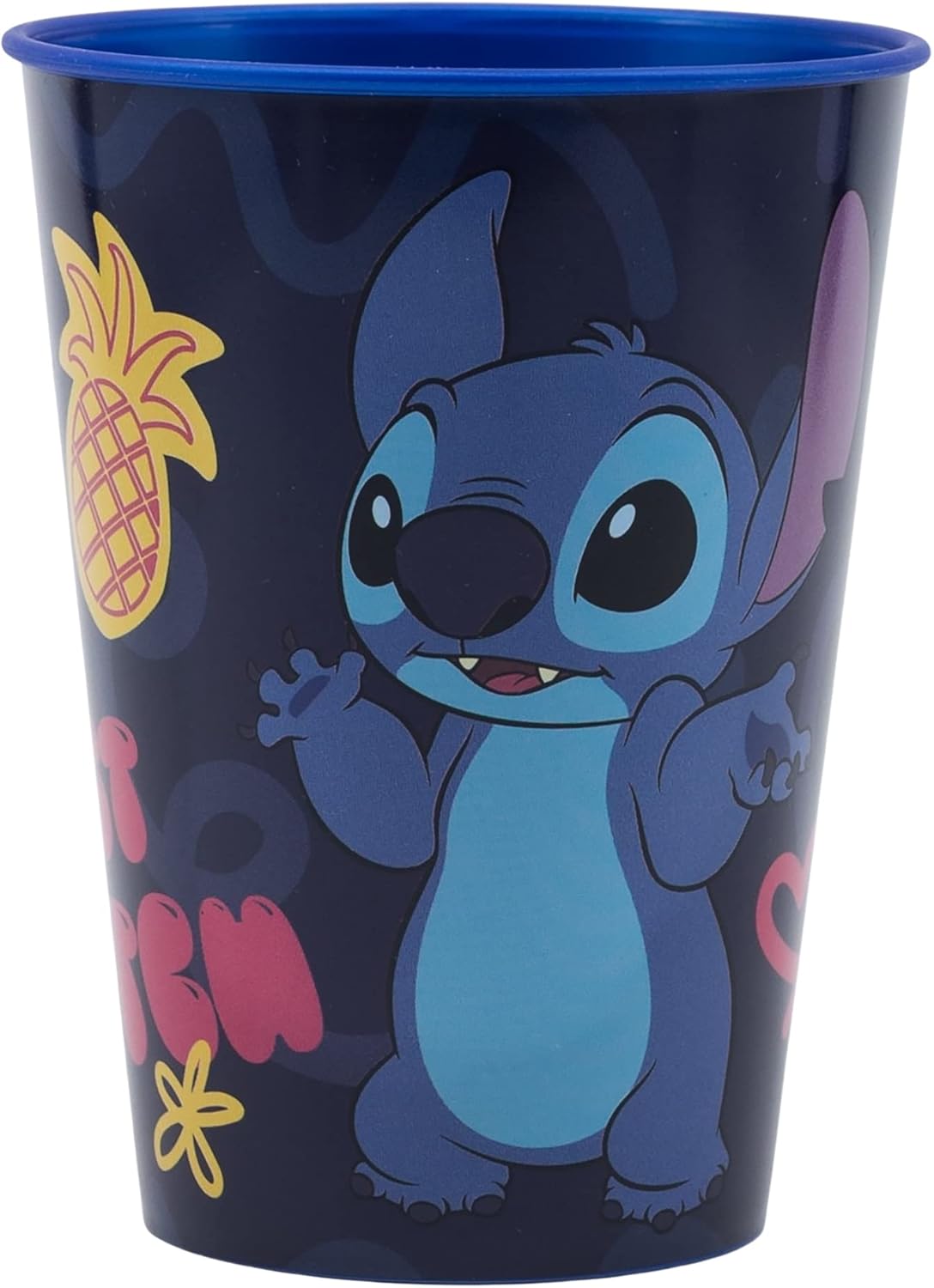 Bicchiere in plastica per bambini con grafica Disney Stitch da 260 ml