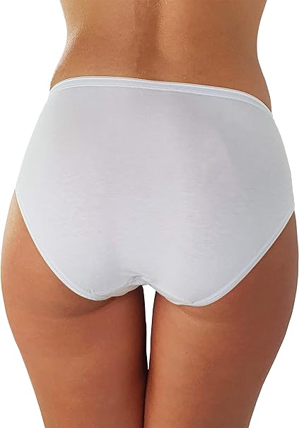Cotonella Slip Midi Donna - Confezione da 3 Pezzi