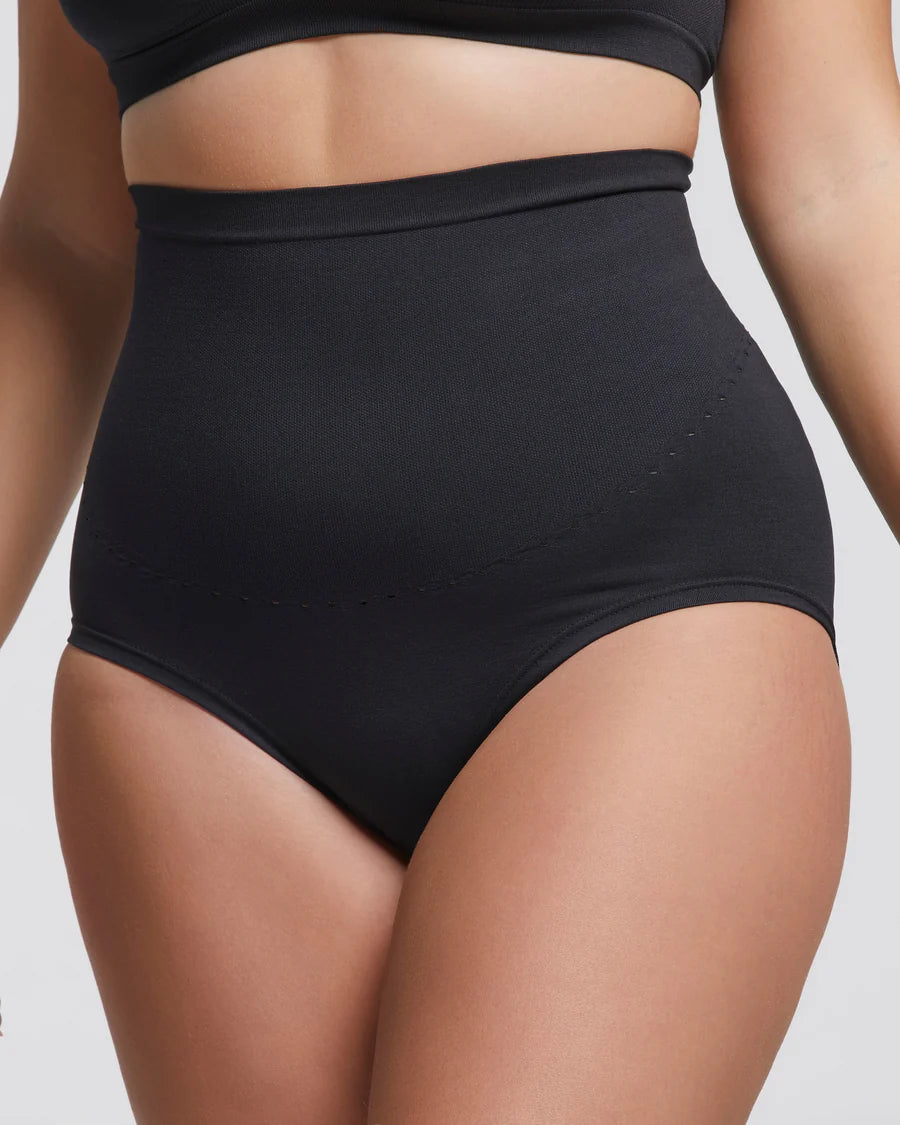 Pompea Slip vita alta in microfibra donna