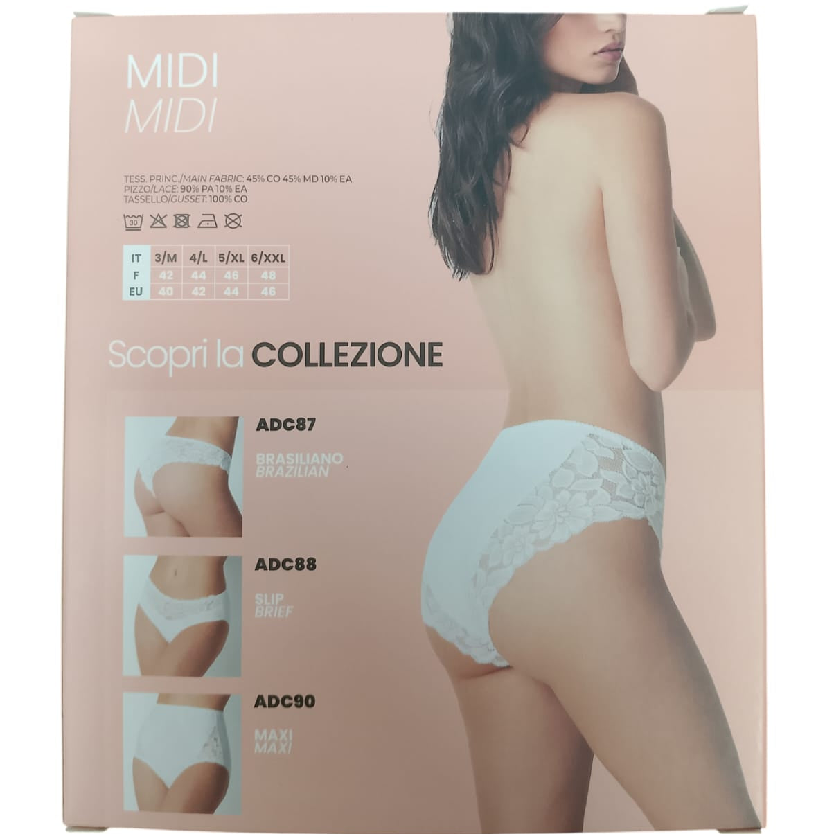 Cotonella Slip Midi donna ADC89