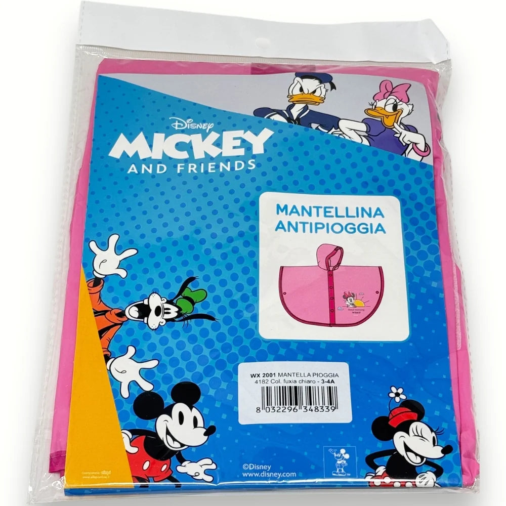 Disney Mantellina impermeabile Minnie con Cappuccio WX2001