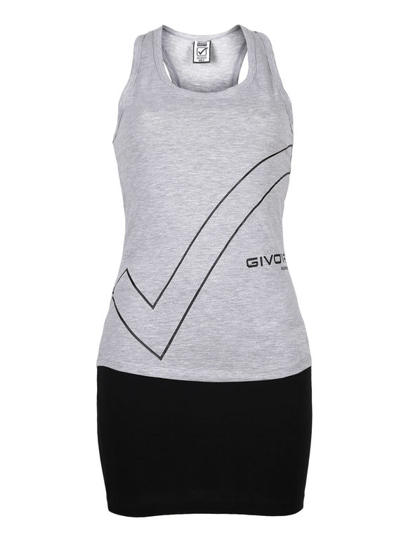 Givova Completo donna top + gonna in cotone