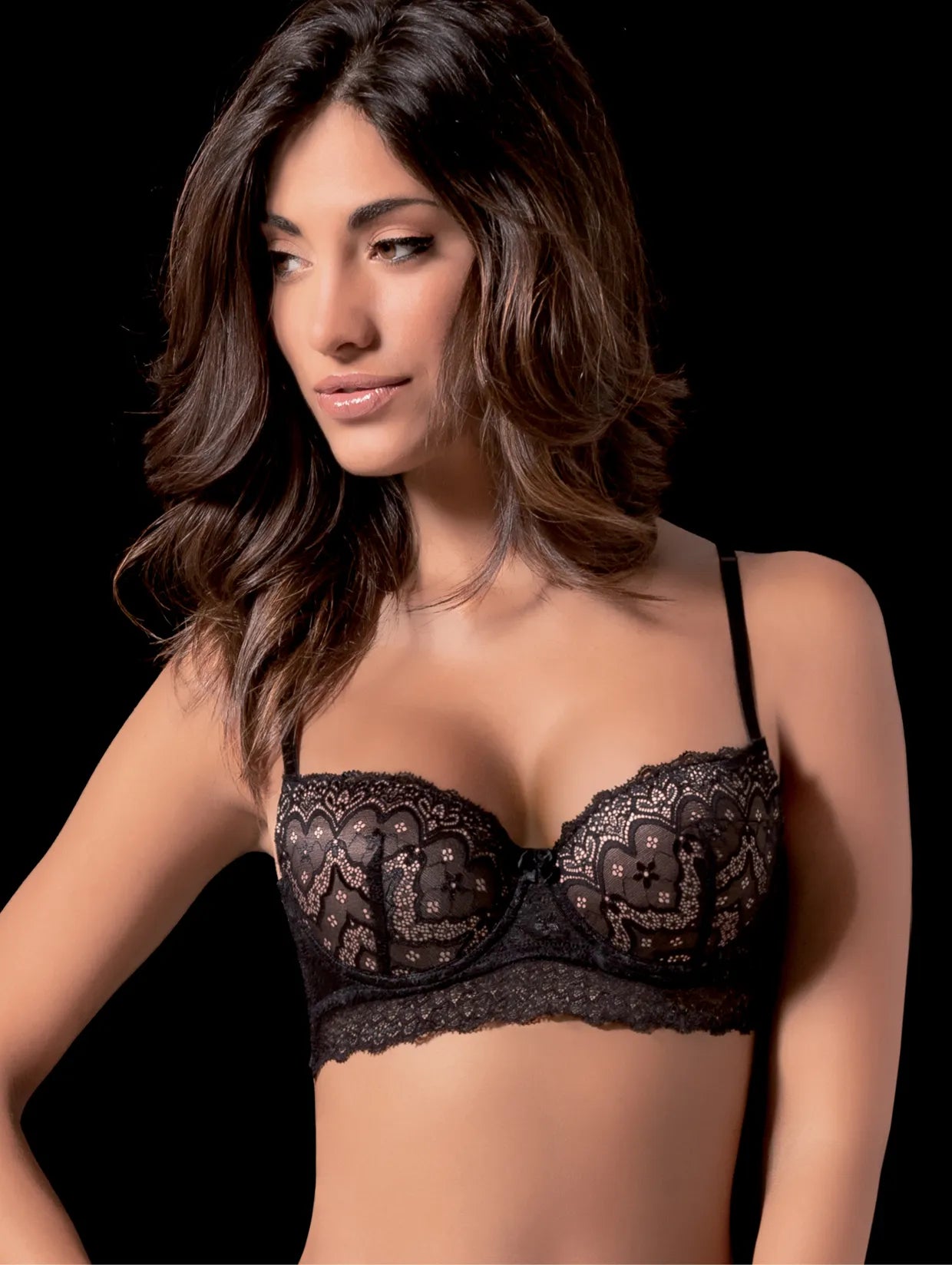 Love and Bra Reggiseno Balconcino in pizzo Chantal