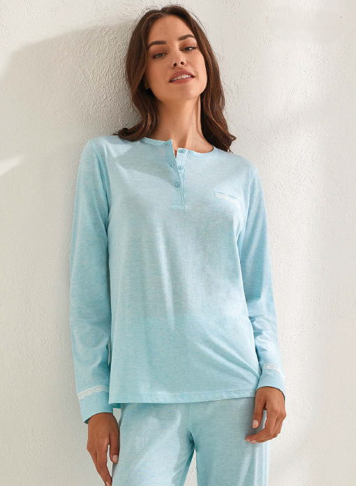 Il Granchio Pigiama Donna Manica lunga Calibrato GP5094/C