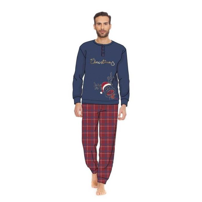 iRGE Pigiama Ragazzo Tartan Scozzese Caldo Cotone