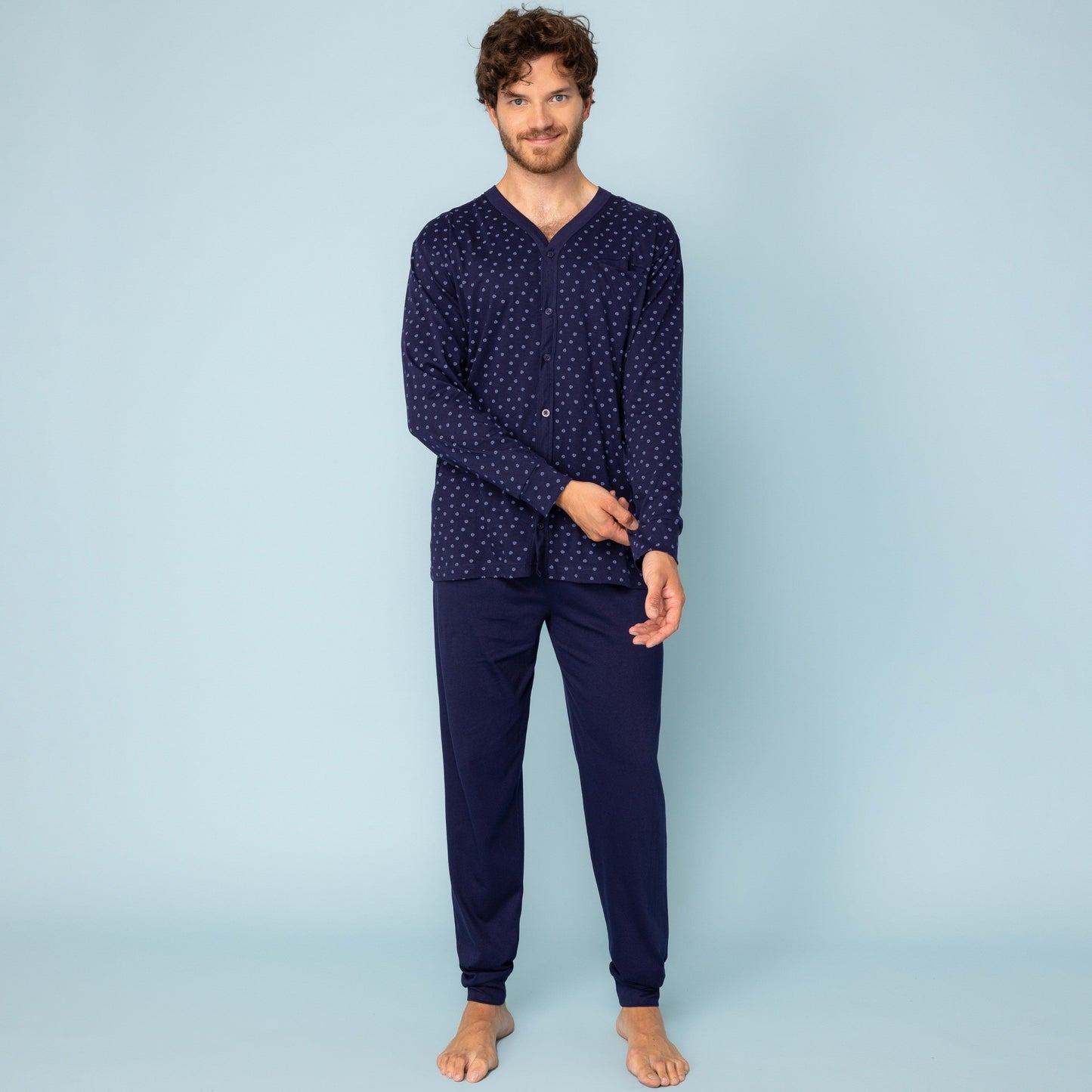 Irge Pigiama uomo 100% cotone IRL1965