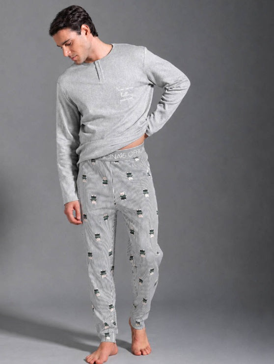 Pigiama Lungo Uomo 115599 Officina45