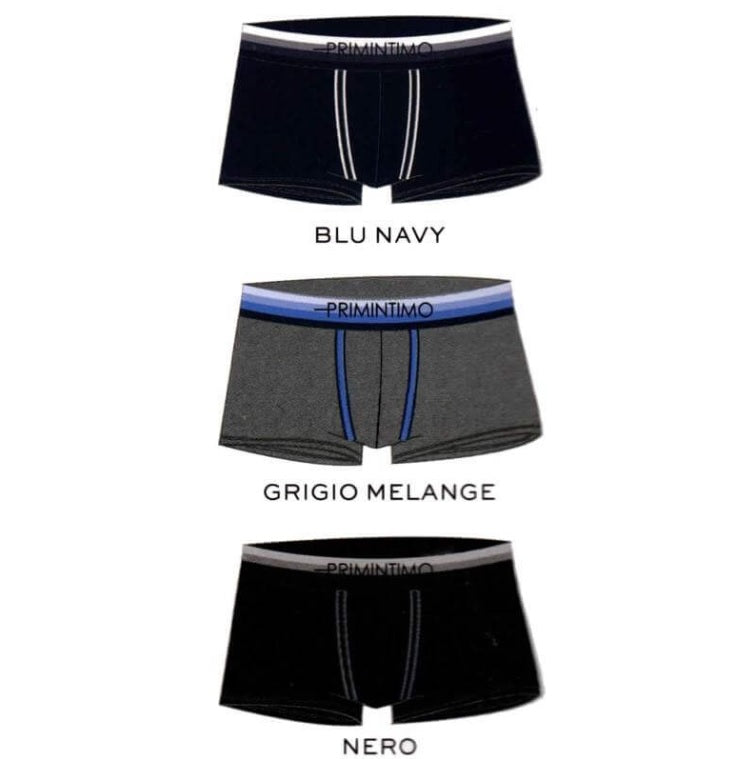 Primintimo 3 Boxer Ragazzo Cotone Elasticizzato JP282