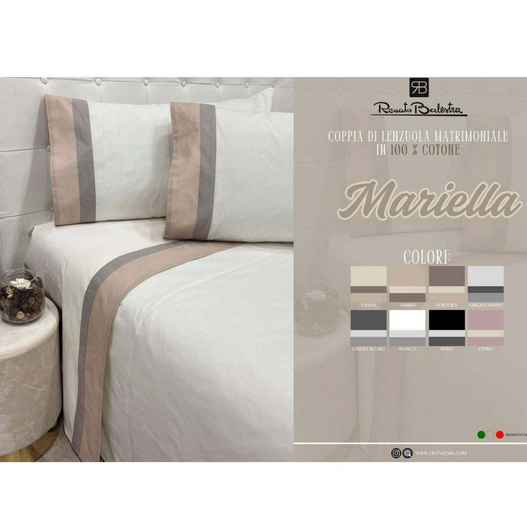 Renato Balestra completo lenzuola matrimoniale - Mariella