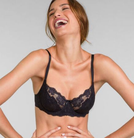 Playtex Reggiseno balconcino con ferretto Essential Elegance P08GD