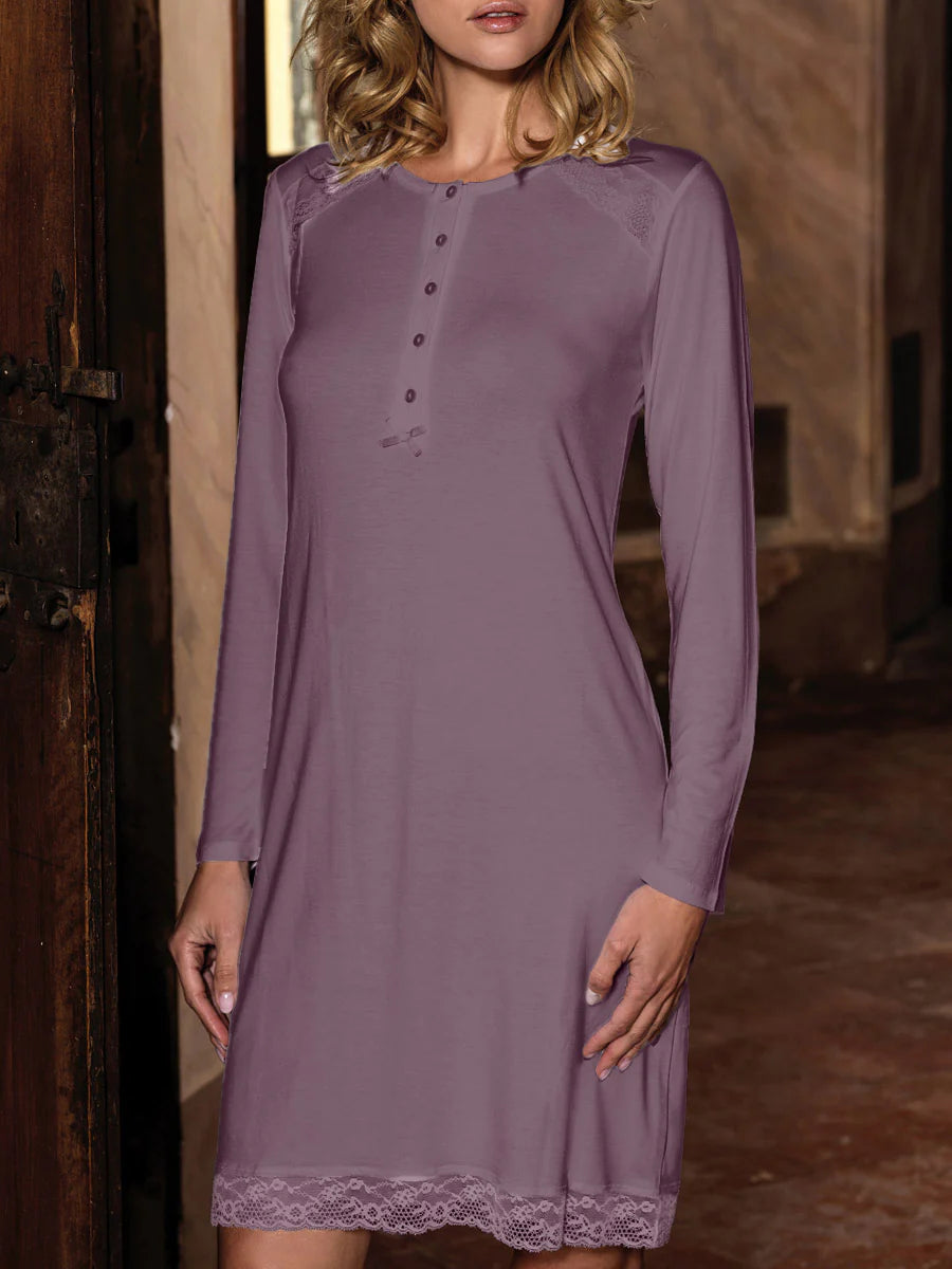 Siélei Camicia da notte serafino manica lunga EL25