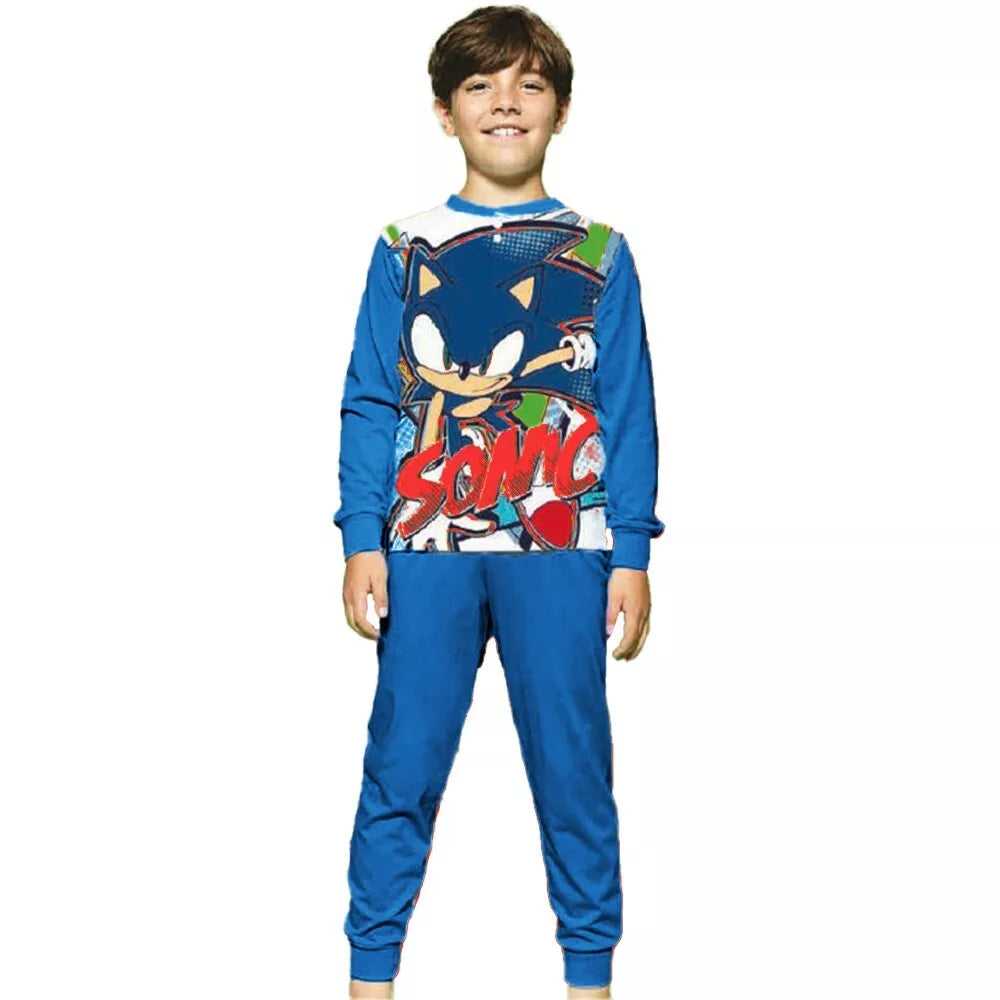 Sonic Pigiama Bimbo in 100% Cotone Jersey Estivo Leggero SN40M4507