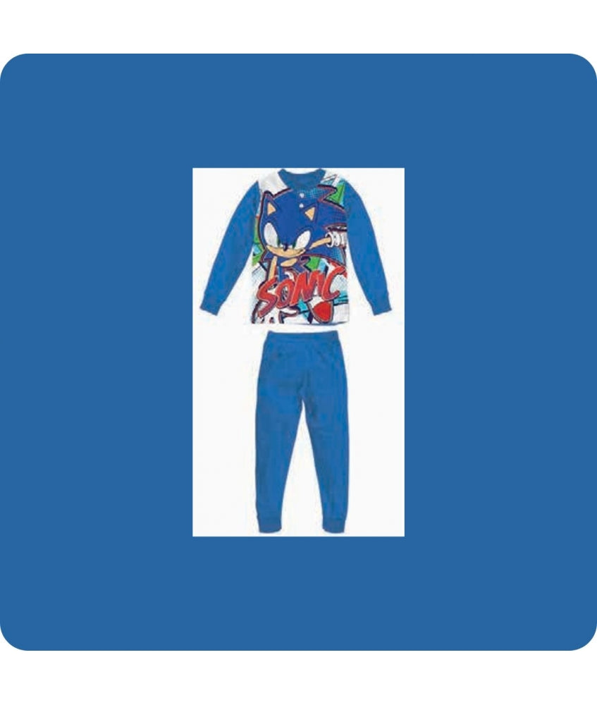 Sonic Pigiama Bimbo in 100% Cotone Jersey Estivo Leggero SN40M4507