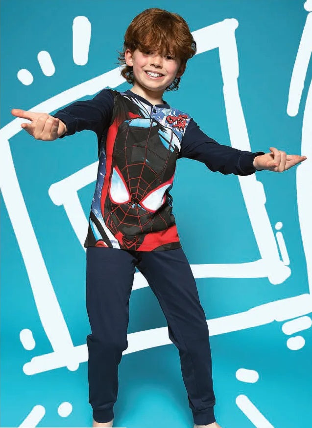 Spiderman Pigiama lungo bimbo in cotone - Sabor MV40M4502