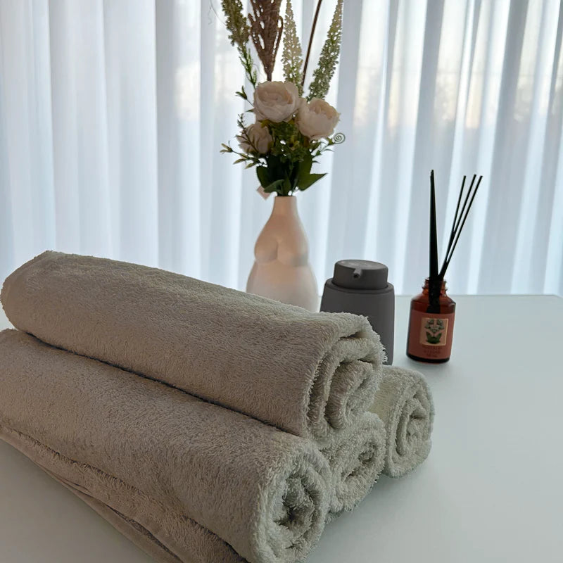 Spiga Set Asciugamani da 12 pezzi bagno con ospite in spugna 400 gsm