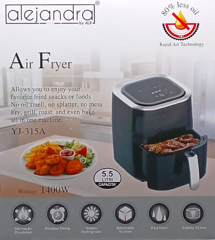 Friggitrice ad aria 5.5 Litri Touchscreen