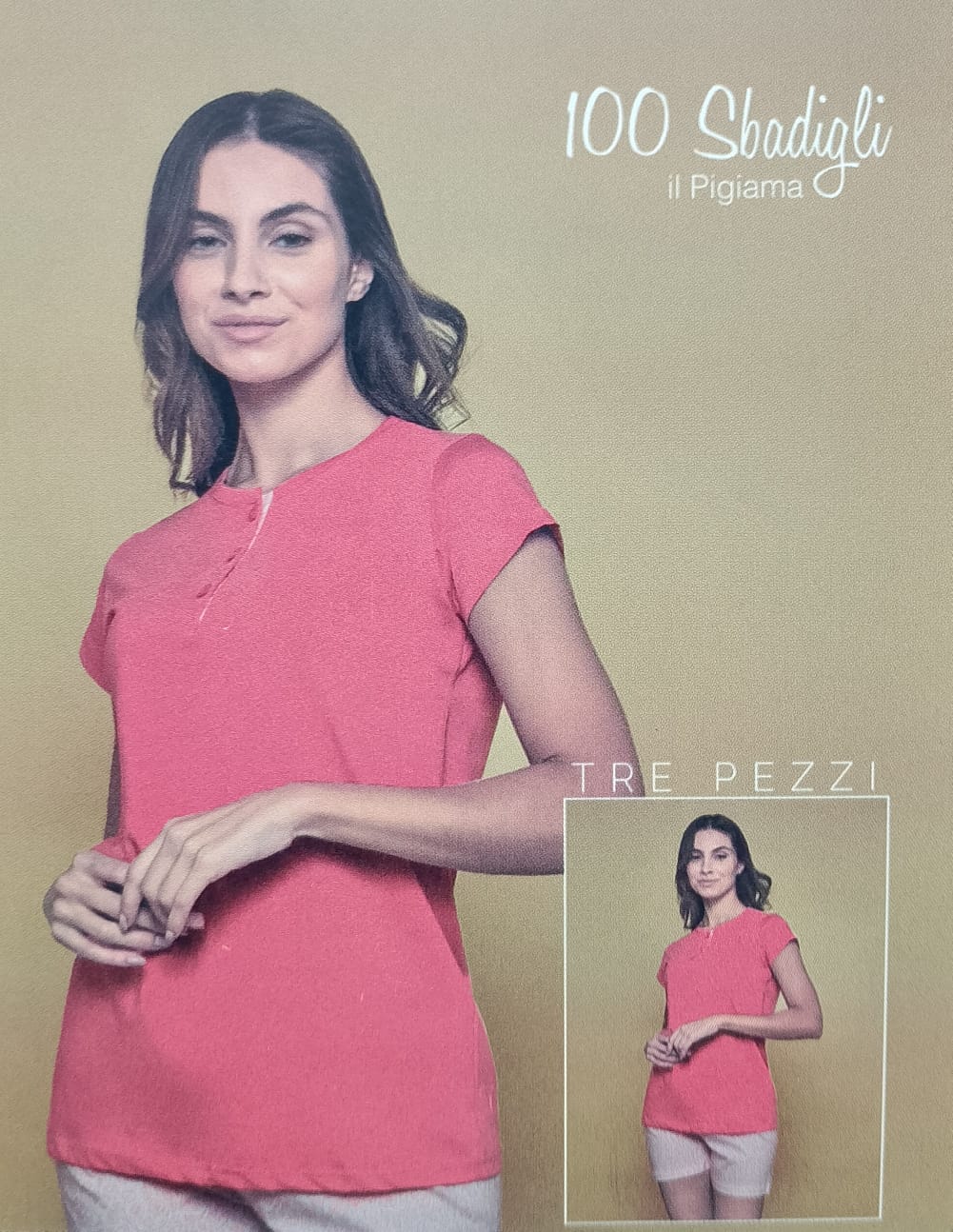 100 SBADIGLI pigiama donna art. DLC-714