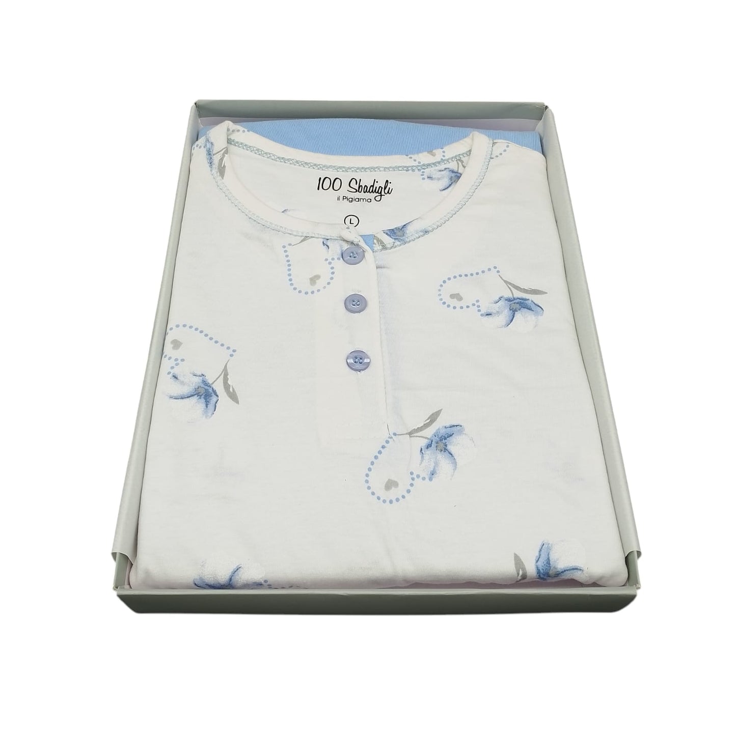 100 SBADIGLI pigiama donna 3 PEZZI DLC-715
