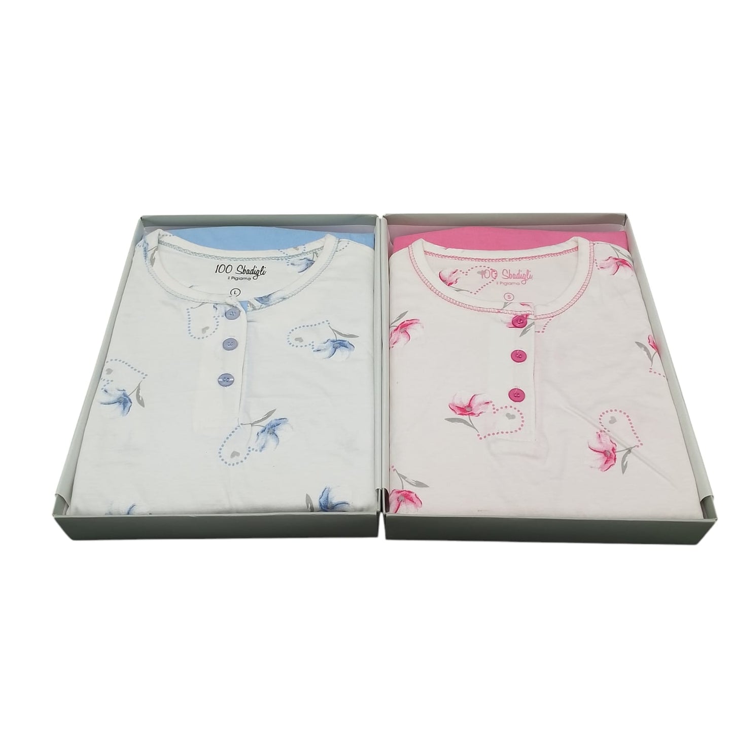 100 SBADIGLI pigiama donna 3 PEZZI DLC-715