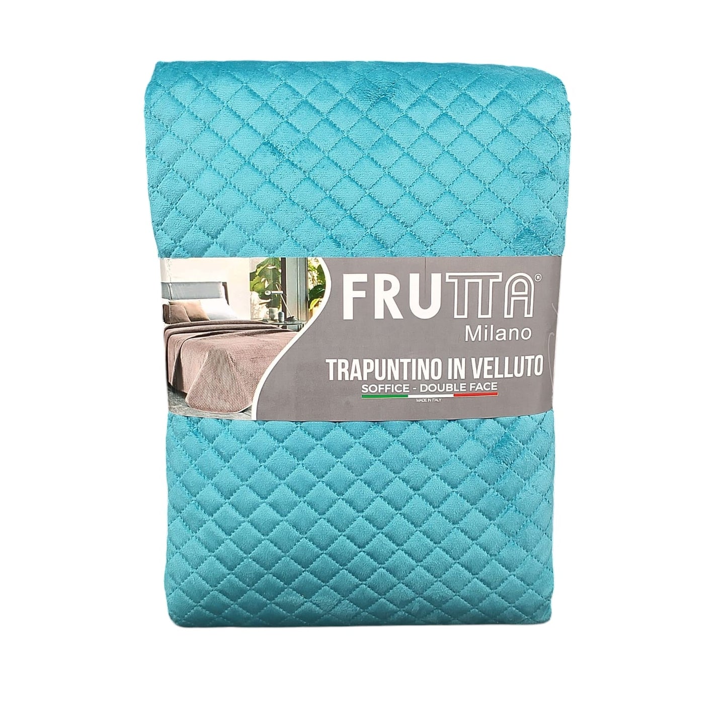 Frutta Trapuntino in velluto Singolo - Soffice