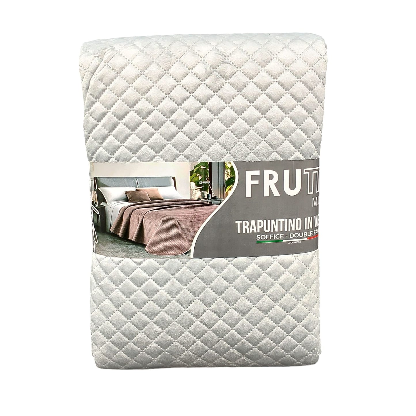 Frutta Trapuntino in velluto Singolo - Soffice