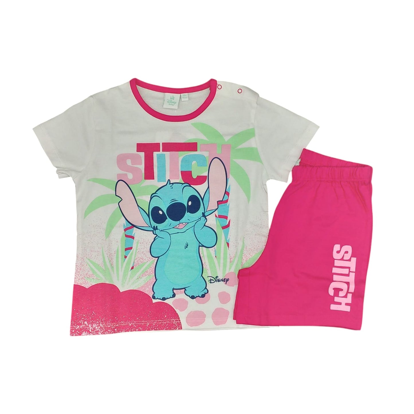 Stitch Pigiama corto Baby Bimba DY34K2015