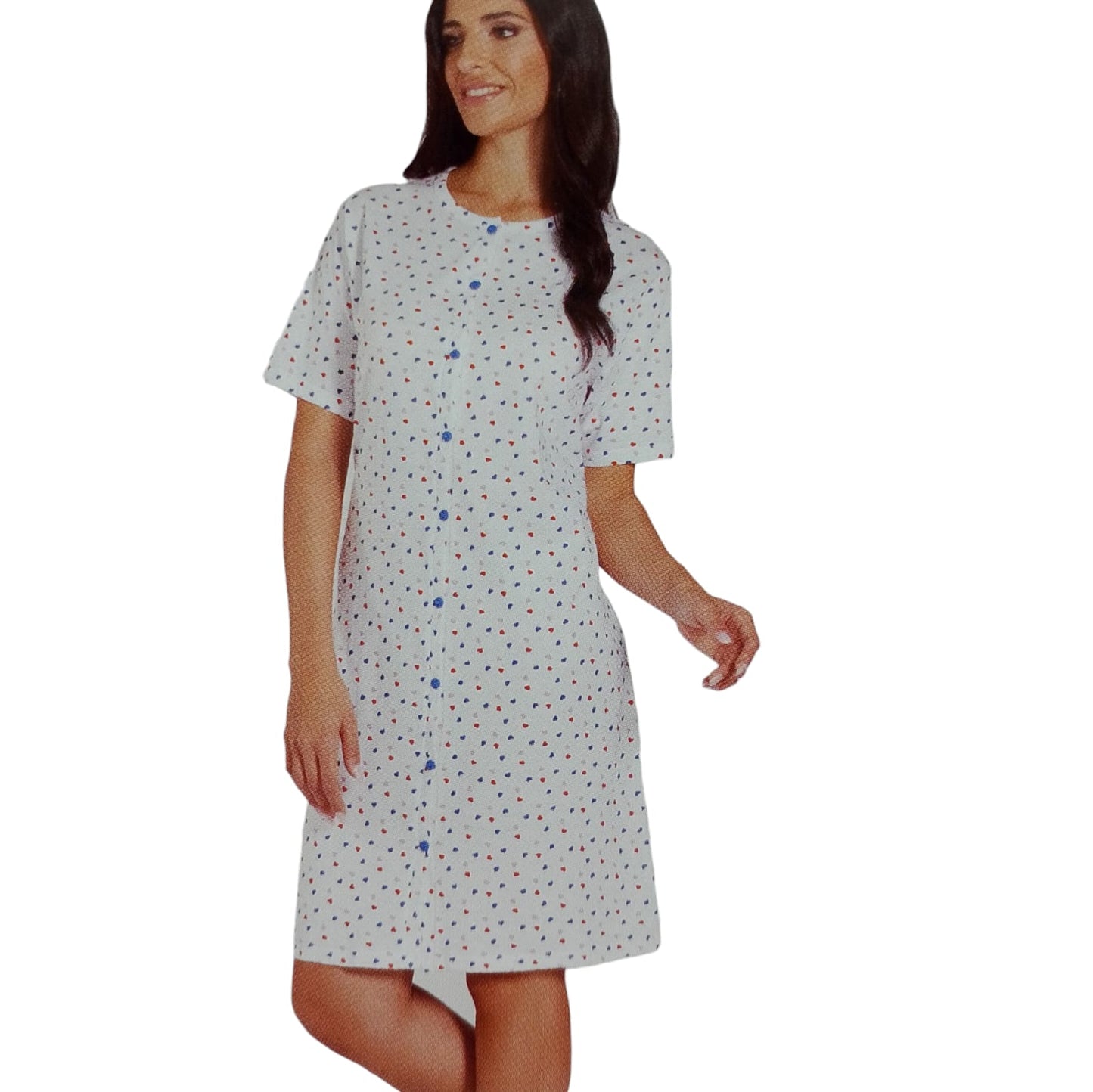 Vanuè Camicia da notte in cotone VS0057