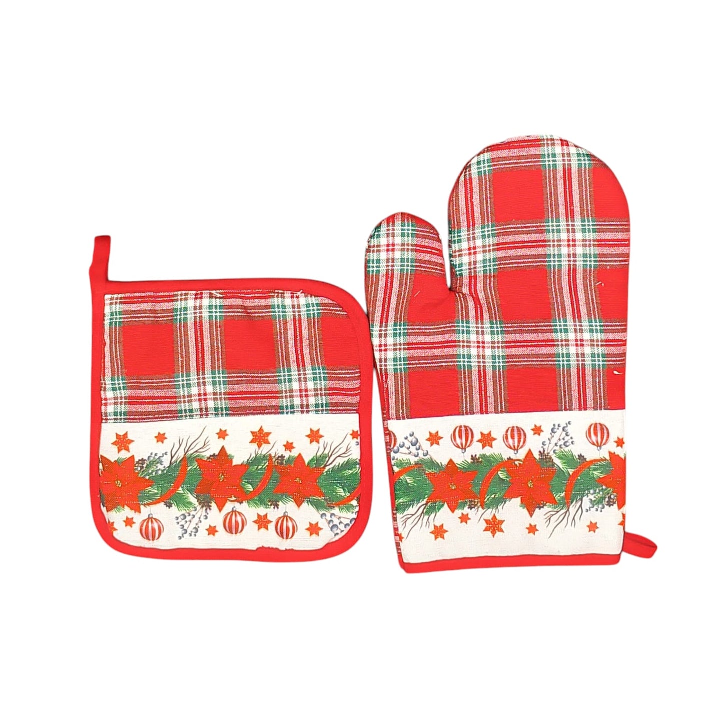 Set guanto forno + presina “Xmas” gnomo