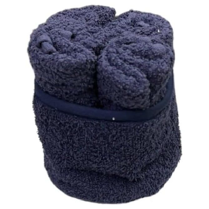 Bassetti Lavette Set 4 Pezzi con Cestino in Spugna da 430 gr. m/q di Puro Cotone cm 30x30