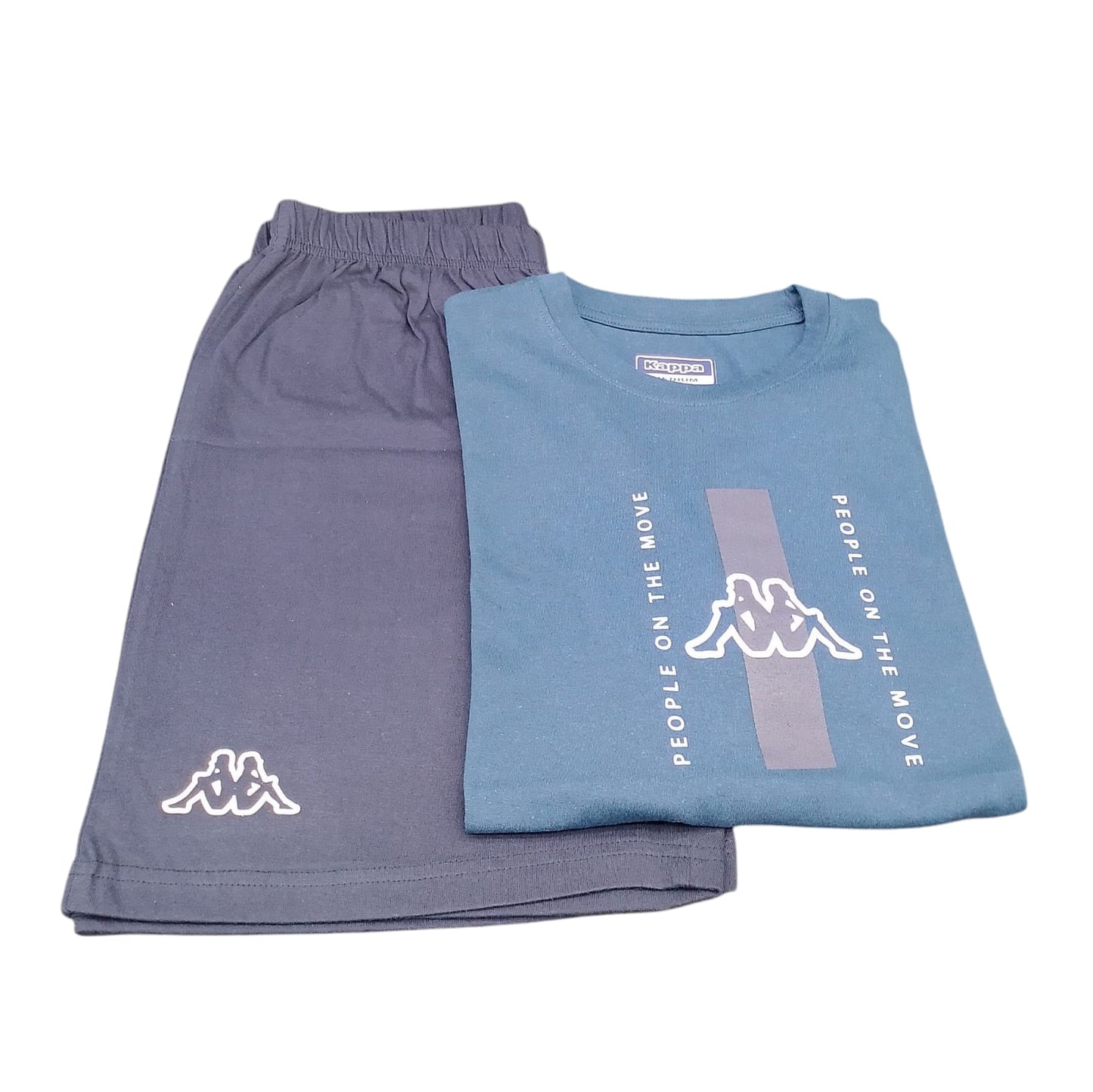 Kappa Pigiama Uomo Mezza Manica e Pantaloncino KMS25427