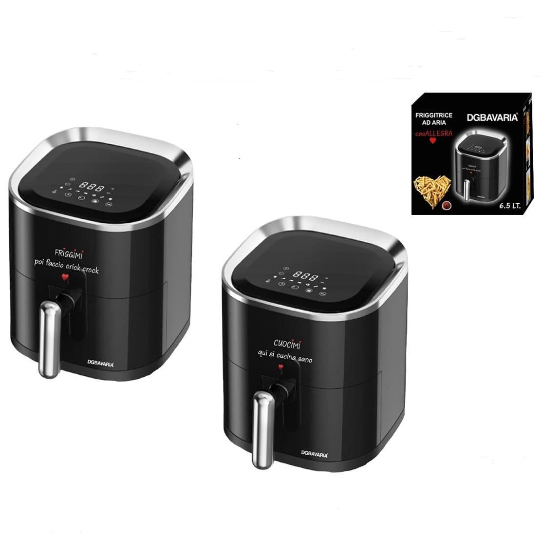 DGBavaria Friggitrice ad aria 6.5 LT 1200w