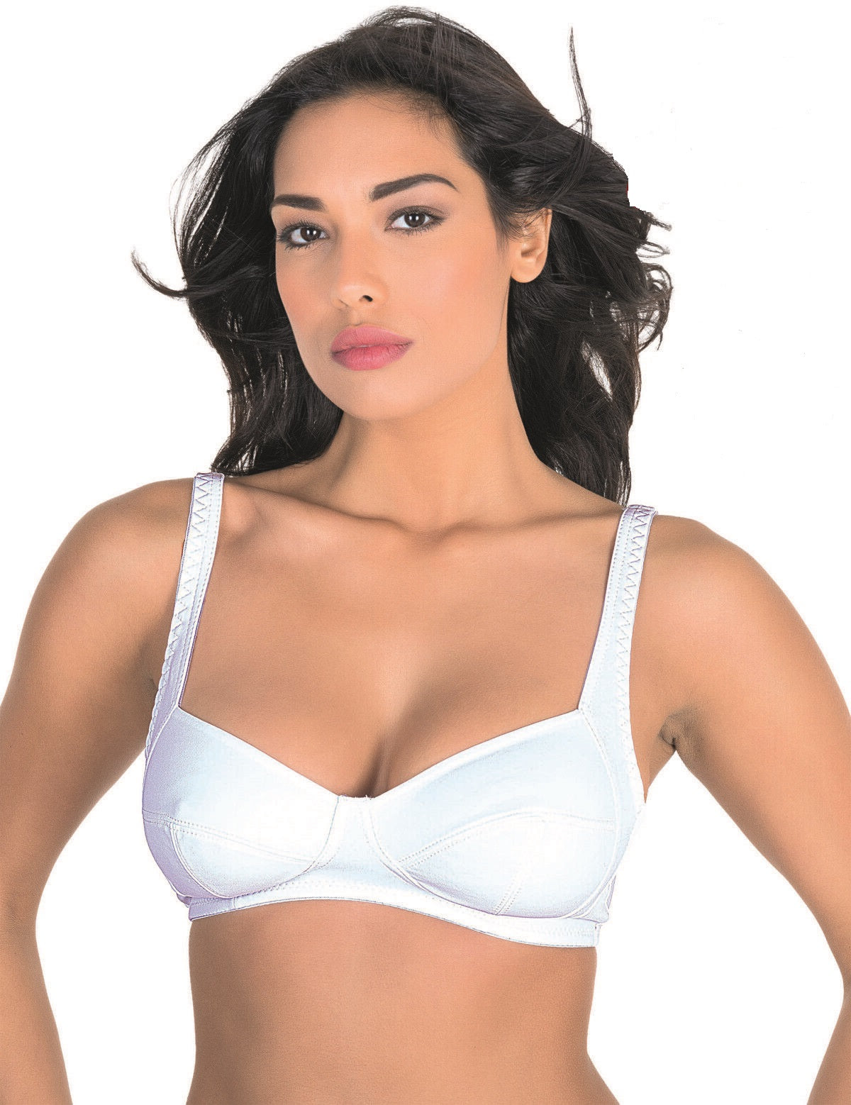 Aris Reggiseno Donna In Microfibra Coppa C Senza Ferretto - Manuela