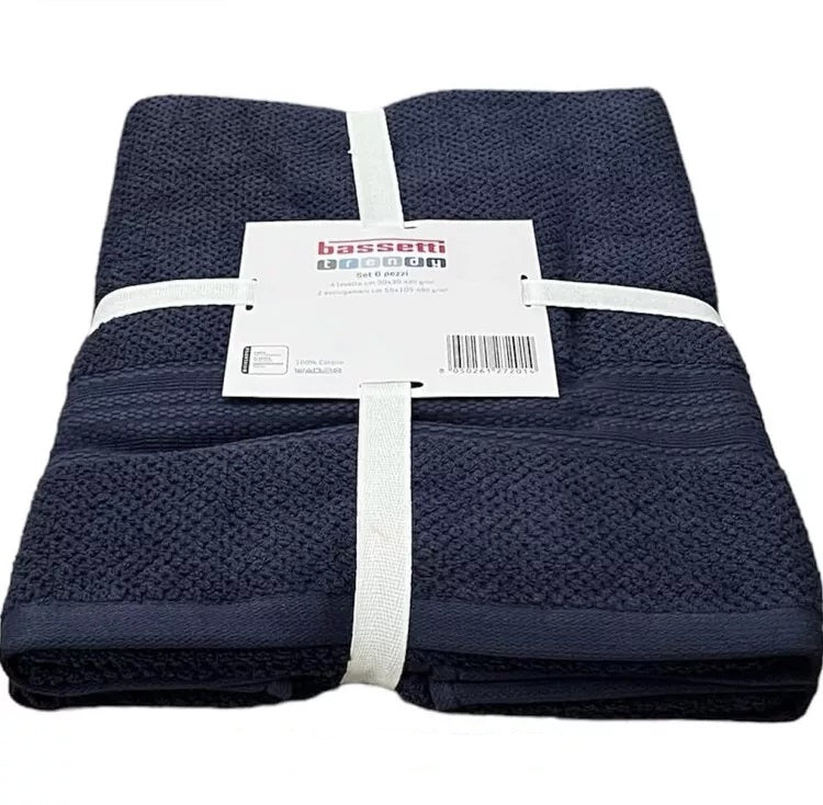 Bassetti Trendy Asciugamani SET 6 pezzi