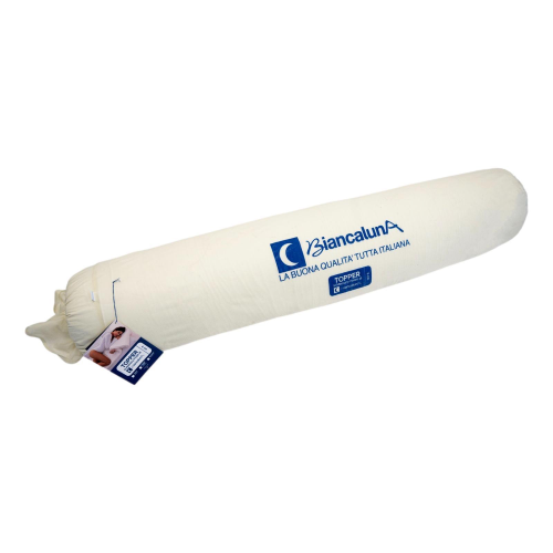 Biancaluna Topper Piazza e mezza in memory foam