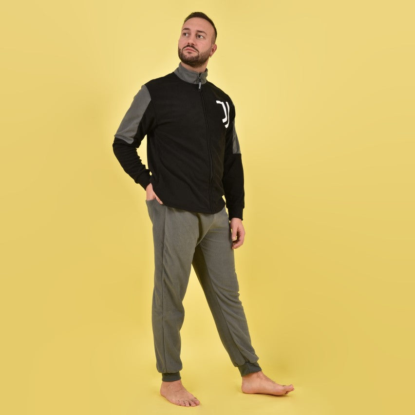 Pigiama stile tuta uomo Juventus FC 1055 caldo pile