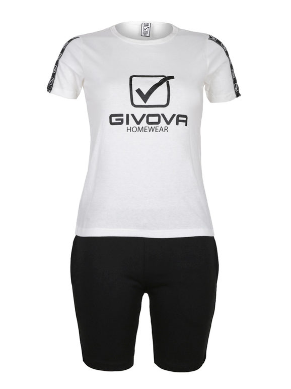 Givova Completo donna t-shirt + shorts GV037J