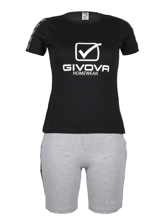 Givova Completo donna t-shirt + shorts GV037J
