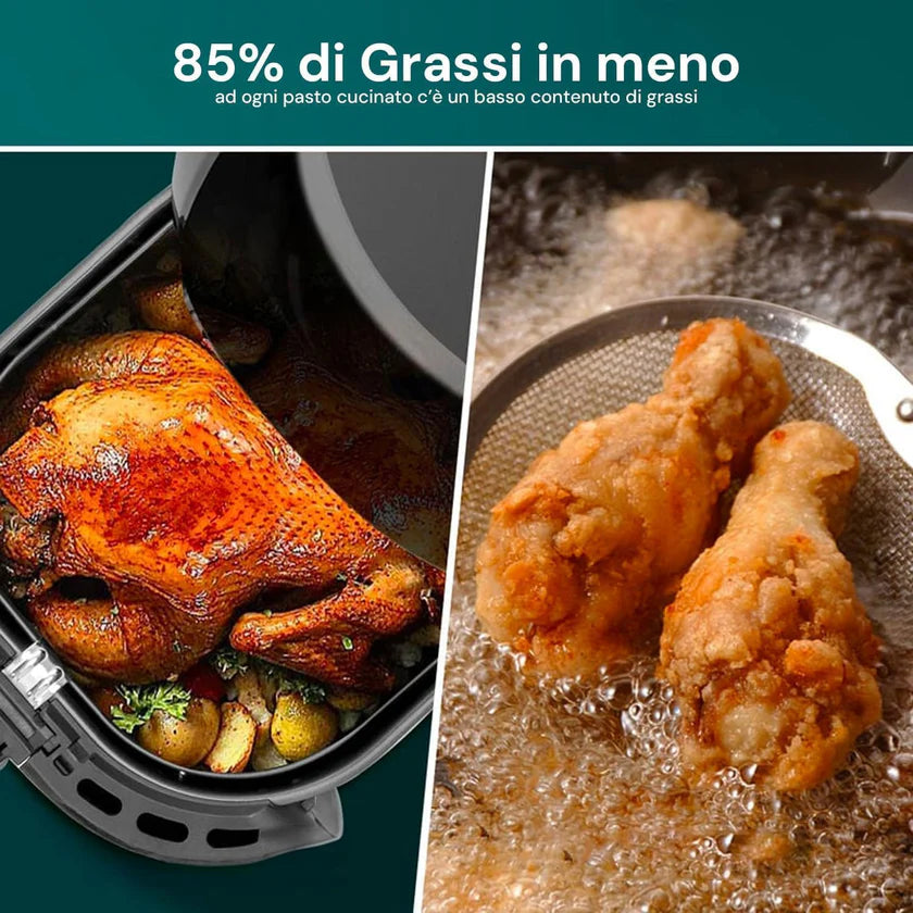 Friggitrice ad aria 8.5 Litri Digitale 8 Programmi e Timer 1800W