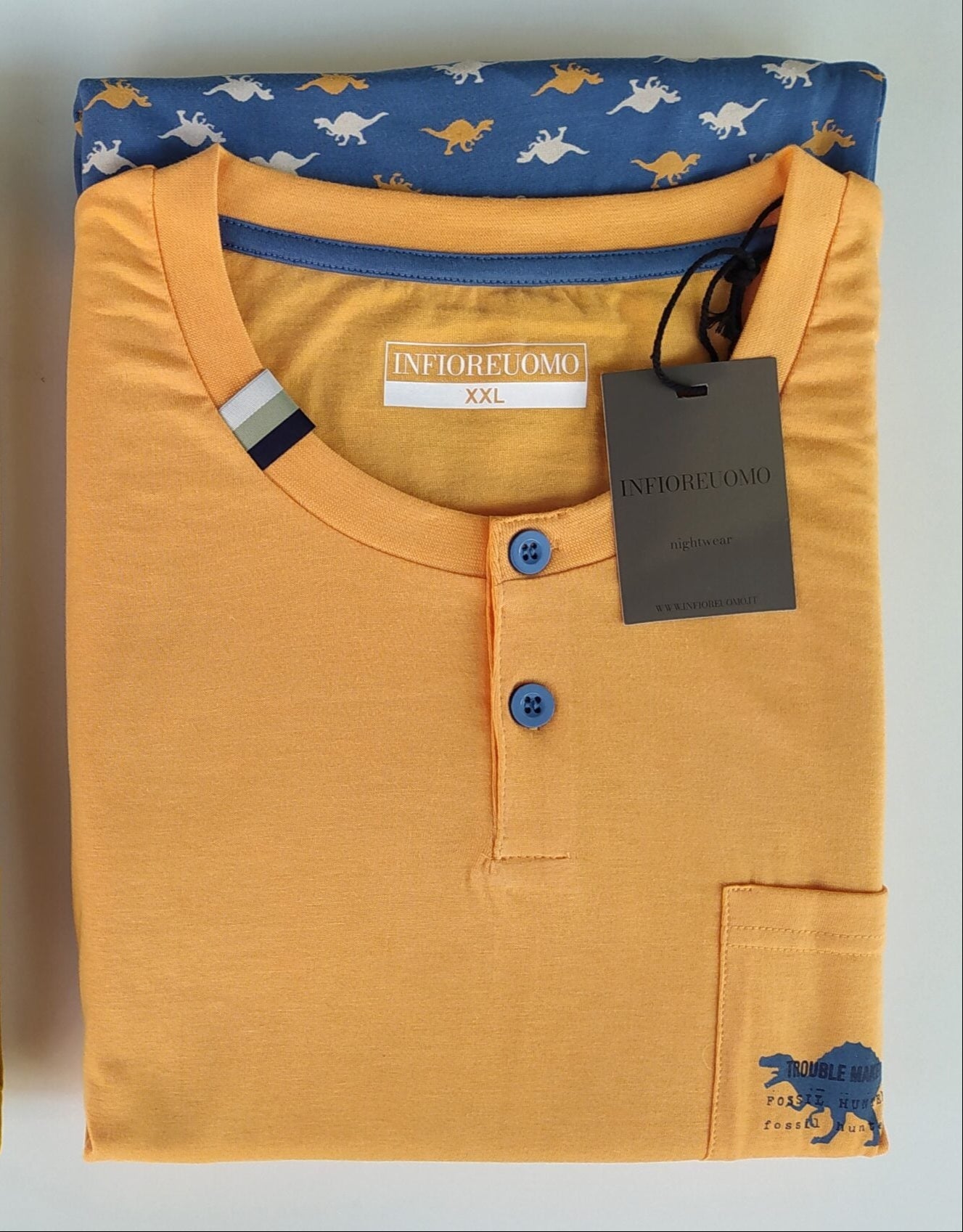 Infiore Pigiama Uomo Cotone Monster MNS752493