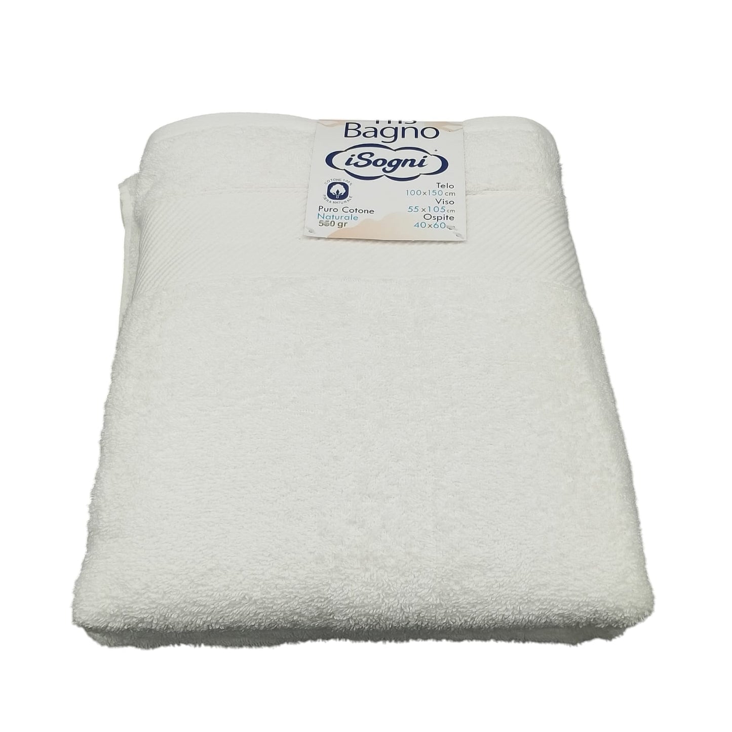 Isogni Tris Bagno asciugamano + ospite + telo spugna