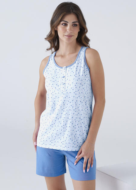 Karelpiù Pigiama spalla larga donna - KC8308