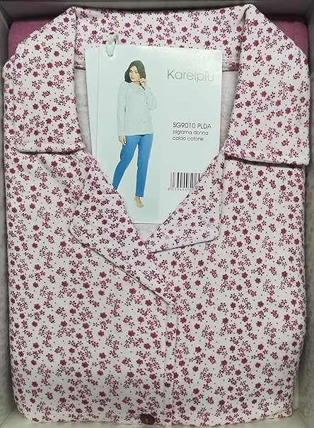 Karelpiù Pigiama Donna in Caldo Cotone SG9010