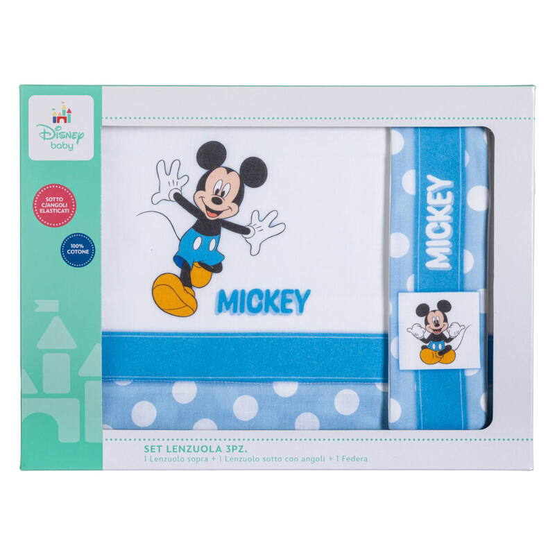 Disney Set 3 Pezzi Lettino Baby 0243