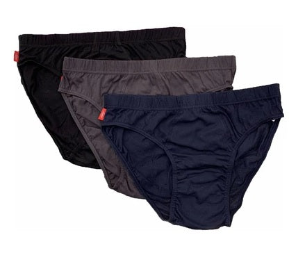 Liabel 3 Paia di Slip Uomo in 100% Cotone LS459C